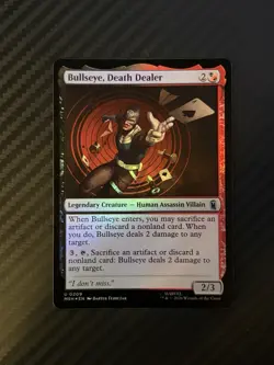 Bullseye, Death Dealer Marvel Super Heroes Foil - Image 1