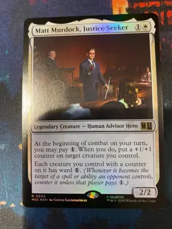 MTG Marvel Super Heroes Matt Murdock Justice Seeker Foil - Image 1