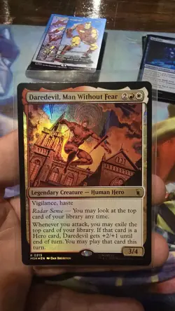 Daredevil, Man Without Fear Marvel Super Heroes Foil - Image 1