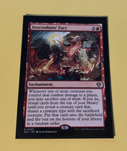 MTG - Descendants' Fury - Lorwyn Eclipsed Commander - Image 1