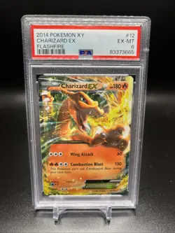Pokemon TCG Charizard-EX XY Evolutions 12/108 Holo Holo Rare EX PSA 6 - Image 1
