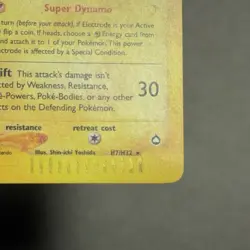 Pokemon Aquapolis Electrode Holo H7/H32 70HP LP - Image 4