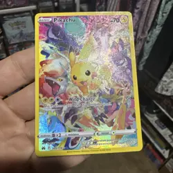 Pikachu 160/159 Secret Rare Crown Zenith Pokemon Holo Near Mint - Image 2