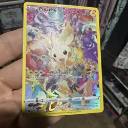 Pikachu 160/159 Secret Rare Crown Zenith Pokemon Holo Near Mint - Image 3