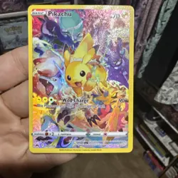 Pikachu 160/159 Secret Rare Crown Zenith Pokemon Holo Near Mint - Image 4