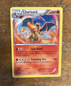 Pokemon Charizard Holo Rare Boundaries Crossed 20/149 Swirl English - Image 1