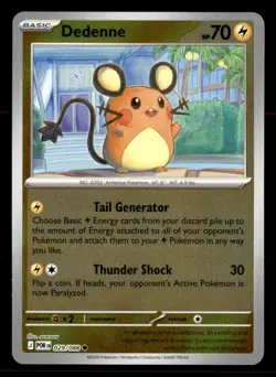 Dedenne 029/088 Common Perfect Order Pokemon Reverse Holo Near Mint - Image 1