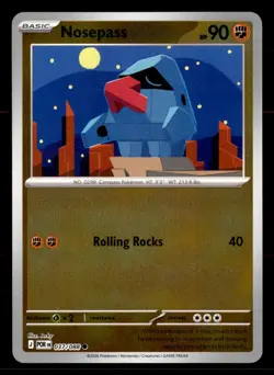 Nosepass 037/088 Common Perfect Order Pokemon Reverse Holo Near Mint - Image 1