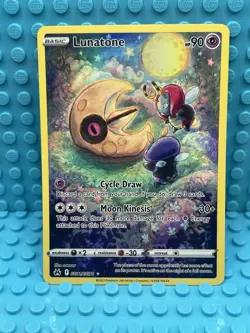 Pokemon TCG Lunatone GG11/GG70 Crown Zenith Galarian Gallery - Image 1