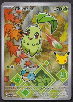 Chikorita 046 Promo ME: Mega Evolution Promo Pokemon Holo Near Mint - Image 1