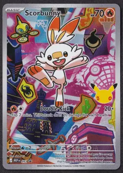 Scorbunny 053 Promo ME: Mega Evolution Promo Pokemon Holo Near Mint - Image 1