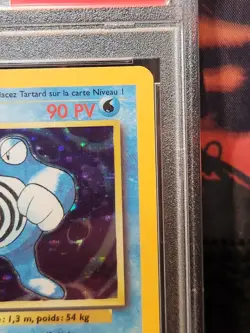 Pokemon TCG 1st Edition Base FRENCH Holo TARTARD Poliwrath PSA 6 - 13/102 - NM - Image 5