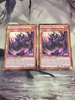 Yugioh - Rubic, Malebranche of the Burning Abyss PGL3-EN046 NM 1st ed Gold x2 - Image 1
