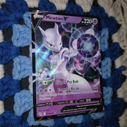 Mewtwo V 030/078 - Holo Pokemon GO - V Rare NM - Image 3