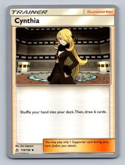 Cynthia 119/156 Uncommon World Championship Decks NM 2018 Free Shipping - Image 1