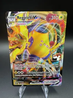 Regieleki VMAX 058/195 Pokemon Prize Pack Series 3 Stamped Promo Booster Rare NM - Image 1