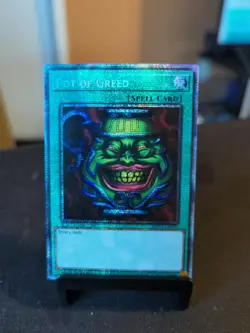 Yu-Gi-Oh! TCG Pot of Greed MP25-EN050 1st Edition Starlight Rare NM - Image 1
