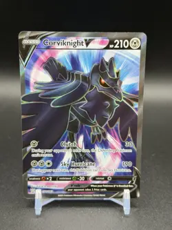 Corviknight V 156/163 Full Art Holo SWSH05: Battle Styles Ultra Rare Pokemon TCG - Image 1