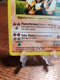 Arcanine 23/102 Shadowless Base Set 1999 Vintage WOTC POKEMON TCG - Image 4