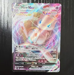 Pokemon Mew VMAX 114/264 Fusion Strike Ultra Rare Holo 2021 310HP ENG - Image 1