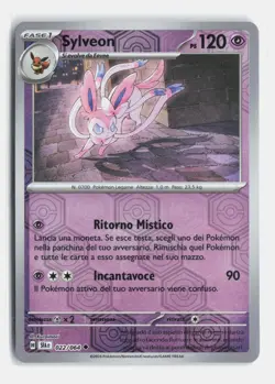 Sylveon 022/064 Uncommon Shrouded Fable Reverse Holo Near Mint - Image 1