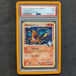 Charizard G 20/147 Pokemon 2009 Supreme Victors PSA 7 WITH GUARD - Image 1