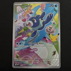Holofoil Popplio 045 ME: Mega Evolution Promo - Image 3