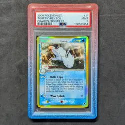 2006 POKEMON EX DRAGON FRONTIERS TOGETIC #11/101 REVERSE STAMPED HOLO PSA 9 - Image 1