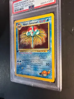 2000 Pokemon Gym Heros Misty's Tentacruel 10 /132 PSA 7 NM 1st Edition Holo Rare - Image 4