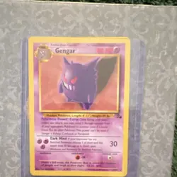 Wizards of the Coast Gengar 5/62 Fossil Holo Rare 80 HP English 1999 - Image 1