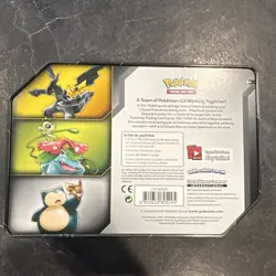 Pokemon TAG TEAM Tin Celebi & Venusaur GX 2019 Metal Tin Standard Size - Image 5