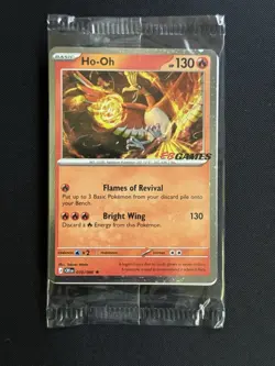 Pokemon TCG - Ho-Oh 010/086 Chaos Rising - EB Games Stamped Promo SEALED - NM/M - Image 1