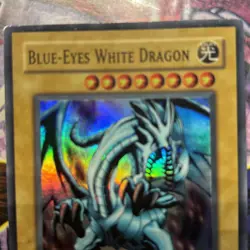 Blue Eyes White Dragon DLG1-EN002 Super Rare Yugioh 1996 1st edition! - Image 3