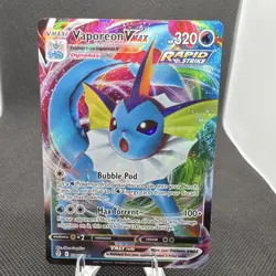 The Pokemon Company Vaporeon VMAX SWSH07 030/203 Ultra Rare Holo ENG 320 HP 2021 - Image 1