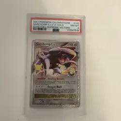 PSA 8 2021 Pokemon Celebrations Classic Collection Garchomp C Lv.X Holo 145/147 - Image 1