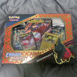Pokemon TCG Crown Zenith Regidrago V Collection Box - Image 1