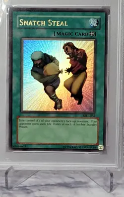 2002 Yu-Gi-Oh! Snatch Steal Magic Ruler Holo Foil Card MRL-036 PSA 10 Gem Mint - Image 3