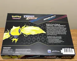Pokemon TCG Sword & Shield Crown Zenith Regieleki V Collection Sealed Box - Image 5