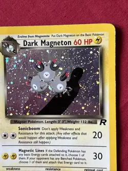 Dark Magneton 11/82 Holo Shiny Card Excellent Condition Pokemon (T59) - Image 4