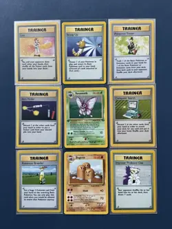 Pokemon Base Set Trainer Lot including Dugtrio !Vintage Some Shadowless! - Image 1