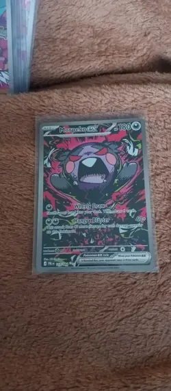 Pokemon Morpeko ex 117/084 SIR ME05 Pitch Black English NM - Image 2