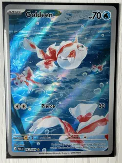 Goldeen 87/084 Pitch Black Full Art Holo Water Rare English Pokemon - Image 1