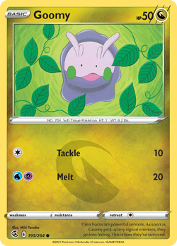 GOOMY 195/264 COMMON FUSION STRIKE NM/M POKEMON - Image 3