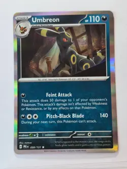 UMBREON 059/131 HOLO RARE PRISMATIC EVOLUTIONS NM/M POKEMON - Image 1