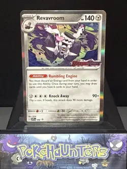 Pokemon Card Revavroom 008 Scarlet & Violet Black Star Promo Stamped Near Mint - Image 1