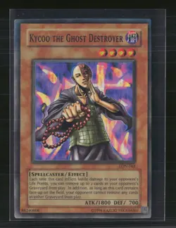 Yu-Gi-Oh! Kycoo the Ghost Destroyer Labyrinth of Nightmare SR LON-062 Unlimited - Image 1