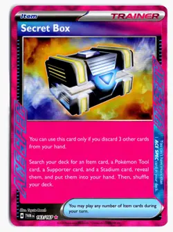 Secret Box 163/167 ACE SPEC Rare Twilight Masquerade Pokemon Holo NM - Image 1