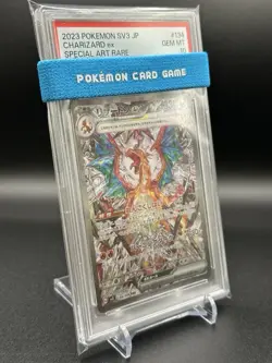 PSA 10 Charizard ex SAR 134/108 Ruler of the Black Flame Pokemon Card Japanese - Image 3