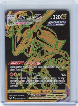 Pokemon TCG Rayquaza VMAX Holo Secret Rare SWSH12: Silver Tempest TG29/TG30 NM - Image 1