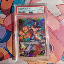 One Piece Card Sabo PSA 10 Graded Op07 500 Years In The Future #118 Japanese - Image 1
